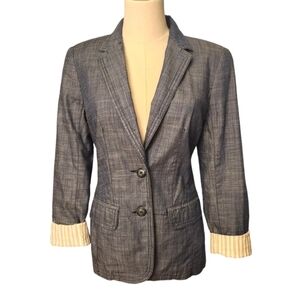 Trina Turk Denim Blazer - Size 4